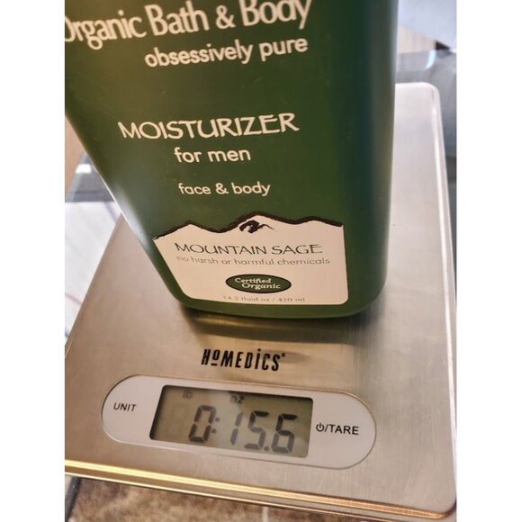 Organic Smooth Shave & Moisturizer Mountain Sage Scent 14.2 oz Certified Organic - Picture 3 of 3